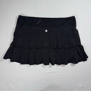 Lululemon Athletica Black Pace Setter Skirt Women’s Size 8